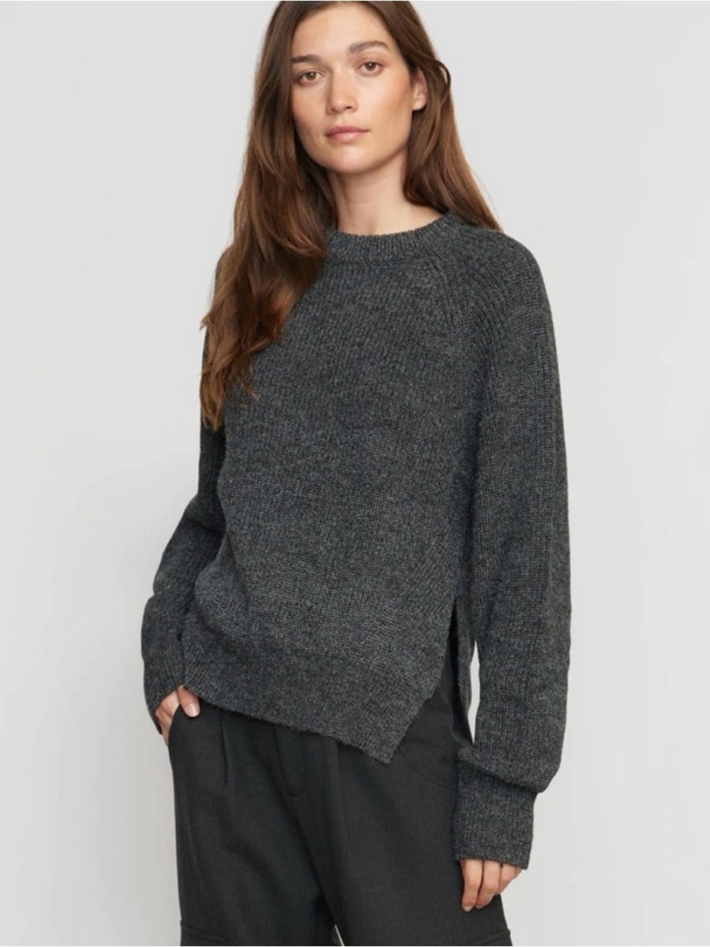 Modern Citizen Charcoal Crewneck Sweater